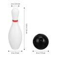 thumbnail image 4 of 1 Ensemble Kit de Jeu de Quilles Mini Ensemble de Jeu de Quilles Petites Quilles Boules de Sport d'Intérieur Boules de Jeu de Quilles Jeu Extérieur Jeu de Motricité Amusant, 4 of 9
