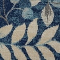 thumbnail image 7 of Serene Contemporary Botanical Navy 2'3" x 7'3" Area Rug, (2' x 7'), 7 of 7