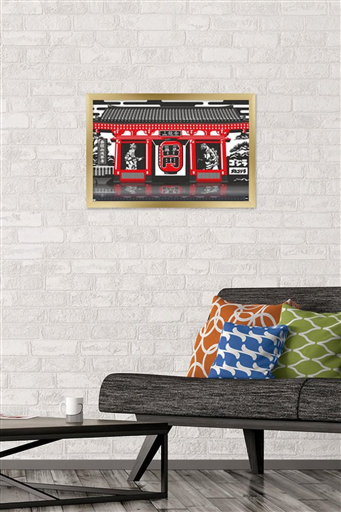 Godzilla - Fight! Wall Poster, 14.725" x 22.375", Framed