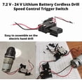 thumbnail image 1 of Trigger Switch Lithium Battery Wireless Speed ​​Drill Speed ​​Control, 7.2-24V Electric Drill Trigger Switch, 1 of 1