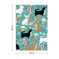 thumbnail image 3 of 4 Pcs Funny Kitchen Towels,Chihuahua and Flower Florals Microfiber Dish Towels,Kitchen Tea Towels,Kitchen Towel Set (18" X 26"), 3 of 3