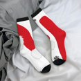 thumbnail image 5 of Logiee HOHOHO Christmas Print Adult Socks for Men & Women,Calf Socks, Ankle Socks,Boots Socks,Breathable Casual Sock,Unisex Crew Socks, 5 of 6