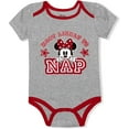 thumbnail image 2 of Disney Minnie Mouse Girls’ Short Sleeve Bodysuit and Leggings Set for Newborn and Infant, 2 of 7