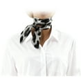 thumbnail image 3 of Unique Bargains 1 Pc Scarf Headband Printed Neck Scarf for Women Black Gray, 3 of 5
