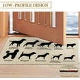 thumbnail image 5 of Dog Front Door Mat 30 X 17 Inch Funny Dog Doormat Indoor Outdoor Entrance Linen Floor Mat Non Slip Rubber Dog Welcome Mats Farmhouse Decor Gifts, 5 of 6