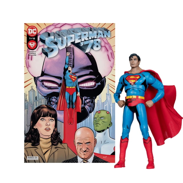 Figura de acción McFarlane Toys DC Direct Page Punchers Superman