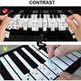 thumbnail image 3 of SHANNA 88-Key Piano Notes Guide for Beginners, Removable Piano Keyboard Note Labels for Learning, Made of Silicone, No Stickers Required, Reusable, 3 of 8