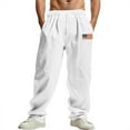 thumbnail image 1 of Men's Casual Trousers Everyday Lightweight Straight Leg Design with Adjustable Drawstring for Comfort and Versatile Style, 1 of 9