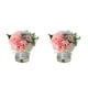 thumbnail image 4 of Yuarrent 2 pack/lote flores artificiales en jarrón aspecto realista elegante durabilidad fácil Type2 NO2, 4 of 6