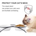 thumbnail image 5 of Juego de cuencos de cerámica para mascotas – Cuencos de agua para gatos y perros con soporte de metal antideslizante – Juego de cuencos, 5 of 5