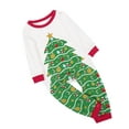 thumbnail image 2 of DuAnyozu Family Matching Pajamas Christmas Pjs Holiday Nightwear Sleepwear Sets Long Sleeve Pjs Santa Claus Xmas Pjs Set, 2 of 10