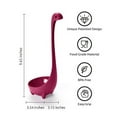 thumbnail image 2 of OTOTO Nessie Ladle Spoon - Purple Cooking Ladle for Serving Soup, Stew, Gravy & Chili - High Heat Resistant Loch Ness Stand Up Soup Ladle, 2 of 3