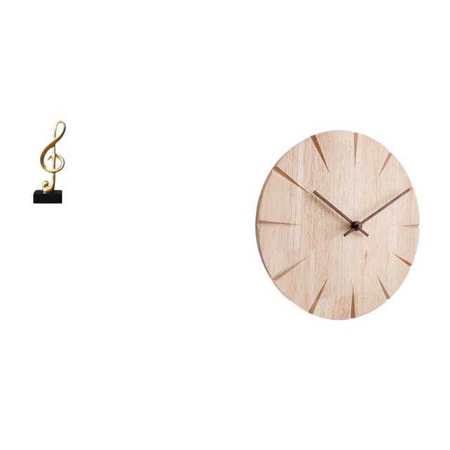 Escultura De Resina De Ritmo Armonioso Y Reloj De Pared De Madera Maciza, Decoración Creativa De Mesa Y Pared, Regalo Para El Hogar, La Oficina Y El Restaurante.