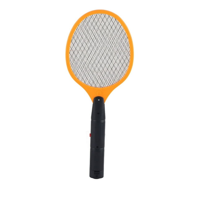 Matamoscas eléctrico inalámbrico con batería, matamoscas, matamoscas, matamoscas, matamoscas, matamoscas, amarillo