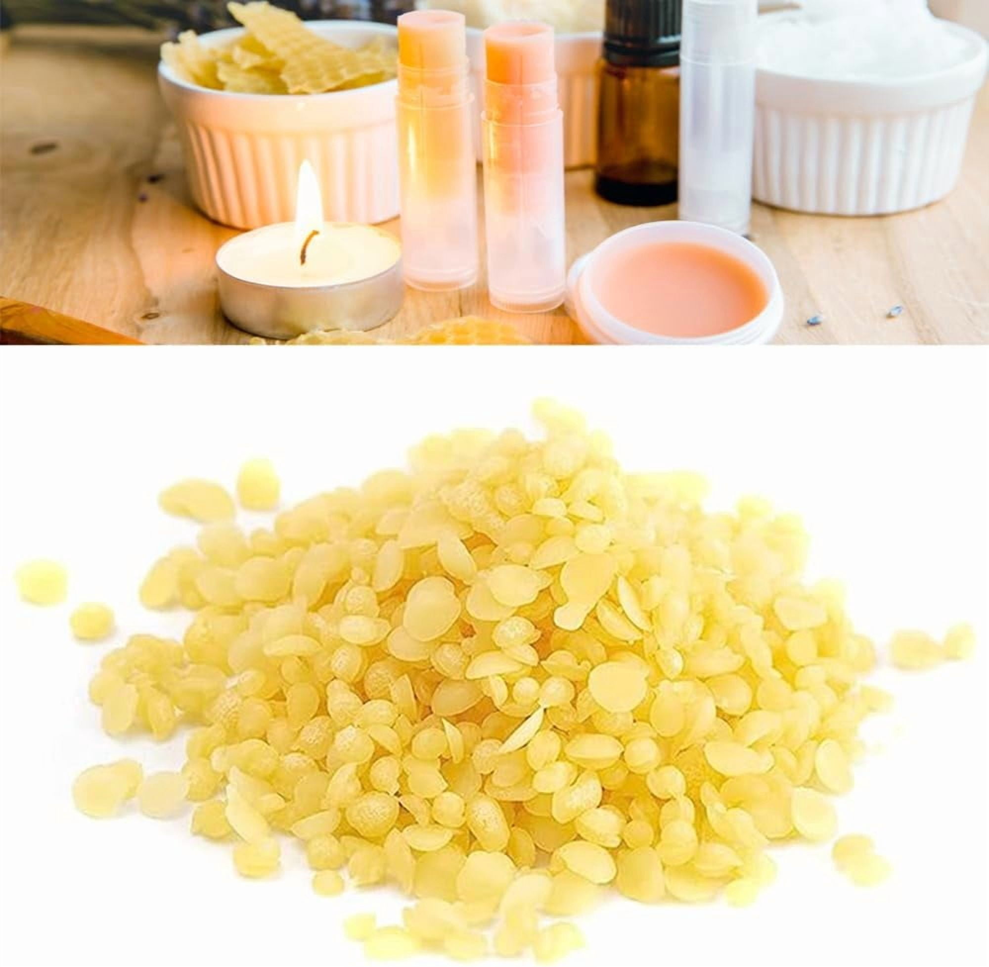 Zhuge 1Pound Candelilla Wax Pellets 100% Pure Natual Vegan Wax for DIY Lip Balm, Soap and Candle Making, Creams and Lotions, Beeswax Alternative