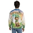 thumbnail image 5 of Happy St. Patrick’s Day Vizsla with Green Hat Shamrocks Rainbow All Over Print 3D Sweatshirt Unisex Merch Vizslas Dog Lover Gifts Idea - 03007, 5 of 6