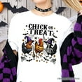 thumbnail image 2 of Chick or Treat Chicken T-Shirt, Funny Farmhouse Halloween Tee, 2 of 6