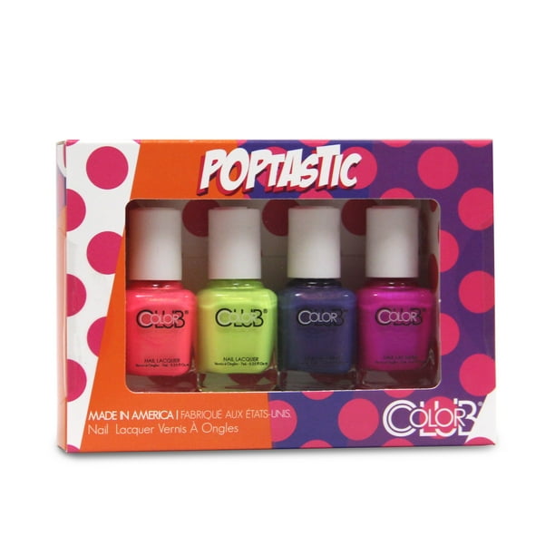 4-Piece Mini Nail Polish Gift Set - Poptastic Remix - Walmart.com - Walmart.com
