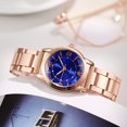 thumbnail image 1 of Sfonq Summer Clearance Mothers Day Gift for Grilfriend Womens Watches ,Luxury Watches Quartz Watch Stainless Steel Dial Casual Bracele Watch,Blue Buy 2 Save 10%, 1 of 2