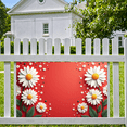 thumbnail image 5 of LUUFILx Floral Daisy Banner Backdrop for Party Supplies Birthday Decorations Photography Props Background Wedding Event Celebration Decor, 5 of 8