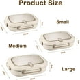 thumbnail image 7 of Microwavable Stainless Steel Insulated Bento Box, 2025 Upgrade Microwaveable Stainless Steel Bento Box, Large Capacity Partition, with Soup Bowl Spoon and Fork, 7 of 7