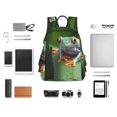thumbnail image 4 of Disketp Red-Eyed Tree Frog Mochila Ligera e Impermeable, Mochila de Día Resistente para Viajes, Senderismo y Uso Diario para Hombre y Mujer, 4 of 7