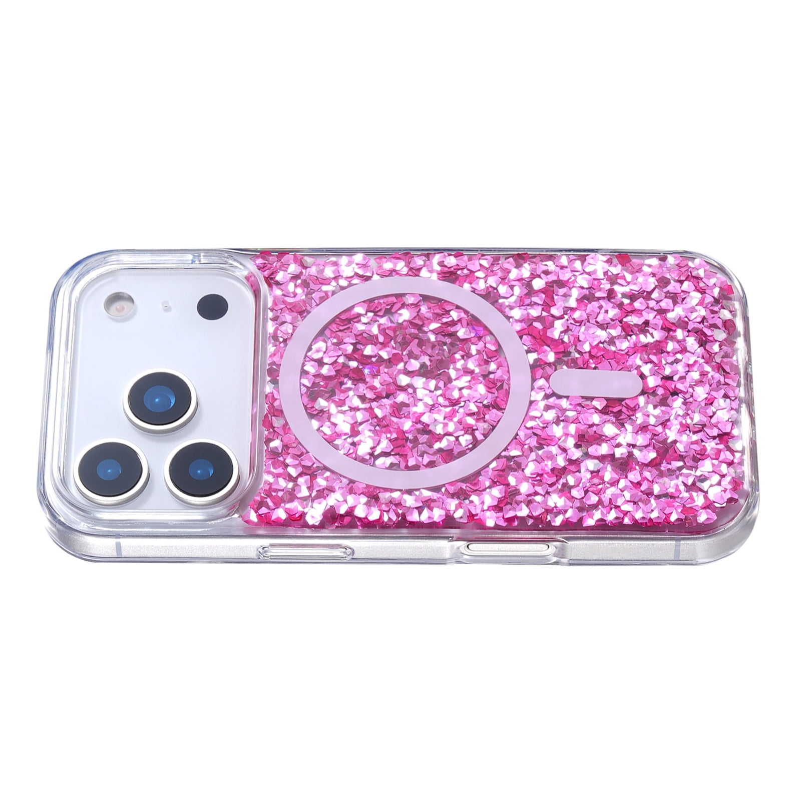 Sparkling MagSafe Case for iPhone 17 Pro Max - Pink