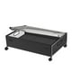 thumbnail image 1 of Estante de tela debajo de la cama Caja de almacenamiento debajo de la cama con ruedas Caja de almacenamiento negra para guardar ropa, zapatos y libros, 1 of 7