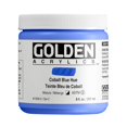thumbnail image 2 of Golden� Heavy Body Acrylic, 8 Oz., Cobalt Blue Hue, 2 of 4