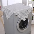thumbnail image 4 of White Lace Tablecloth, Small Table Cloth, Embroidered Coffee Table Cover, Bedside Table Runner Home Bedside Nightstand Tabletop Decoration, 4 of 4