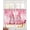 Pink HotPink DeepPink, variant on Valentine's Day Sheer Curtains 39 Inch Length 2 Panels Set for Living Room/Bedroom, Ombre Pink Gnomes Love Roses Romantic Kitchen Curtains Grommet Semi-Sheer Curtains Window Treatments 27.5"x39"x2
