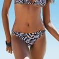 thumbnail image 2 of LASCANA Women's Geometric Print Classic Bikini Swimsuit Bottom Hardware, 2 of 6