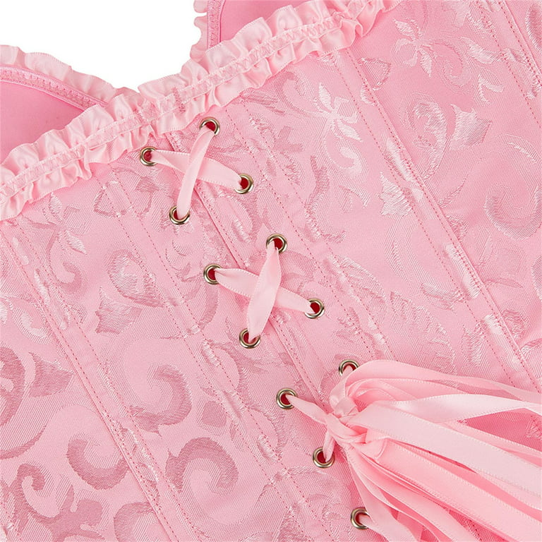  Pink Corset For Women - Bustier Shapewear Lingerie