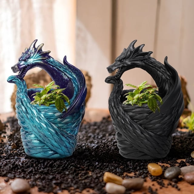 Maceta de suculentas de resina para decoración de escritorio en el hogar y jardín con diseño elegante