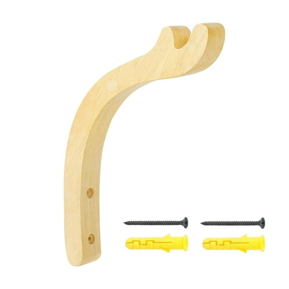 Gnwei Wooden Wall Hooks for Plants - Decorative Wooden Hooks for Wall Mount, Indoor Plant Hangers, Decorative Wood Wall Hooks for Hanging Planters, Lanterns, Wind Chimes & Garden Decor