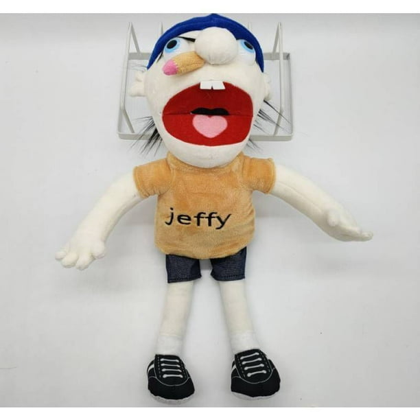 Jeffy peluche jouets Cosplay garçon Jeffy marionnette doux peluche