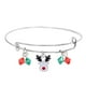 thumbnail image 2 of Pulsera para mujer, regalo de Navidad, pulsera de cristal expandible de Papá Noel para niñas y mujeres, ideal para Acción de Gracias, pulsera de moda., 2 of 2