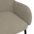 thumbnail image 5 of vidaXL Chaises de Salle à Manger 2 Pcs Velours Gris Clair, 5 of 5