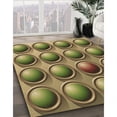 thumbnail image 2 of Ahgly Company Indoor Square Patterned Cookie Brown Area Rugs, 8' Square, 2 of 6