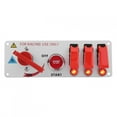 thumbnail image 3 of 12V Racing Car Ignition Switch Panel Engine Start LED Push Button Toggle Panel, 3 of 5
