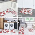 thumbnail image 5 of Pioneer Flower Floral Print Pattern Kitchen Rugs Sets Of 2,Anti Fatigue Kitchen Mat Rugs Non Slip Washable,Decorative Kitchen Floor Mats for Kitchen,Sink,Laundry,17"x30"+17"x47", 5 of 7