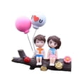 thumbnail image 1 of GROWTH TANK Car Dashboard Decorations Interior Dashboard Accessories Action Figure Figurines Tree fork cute, 1 of 9
