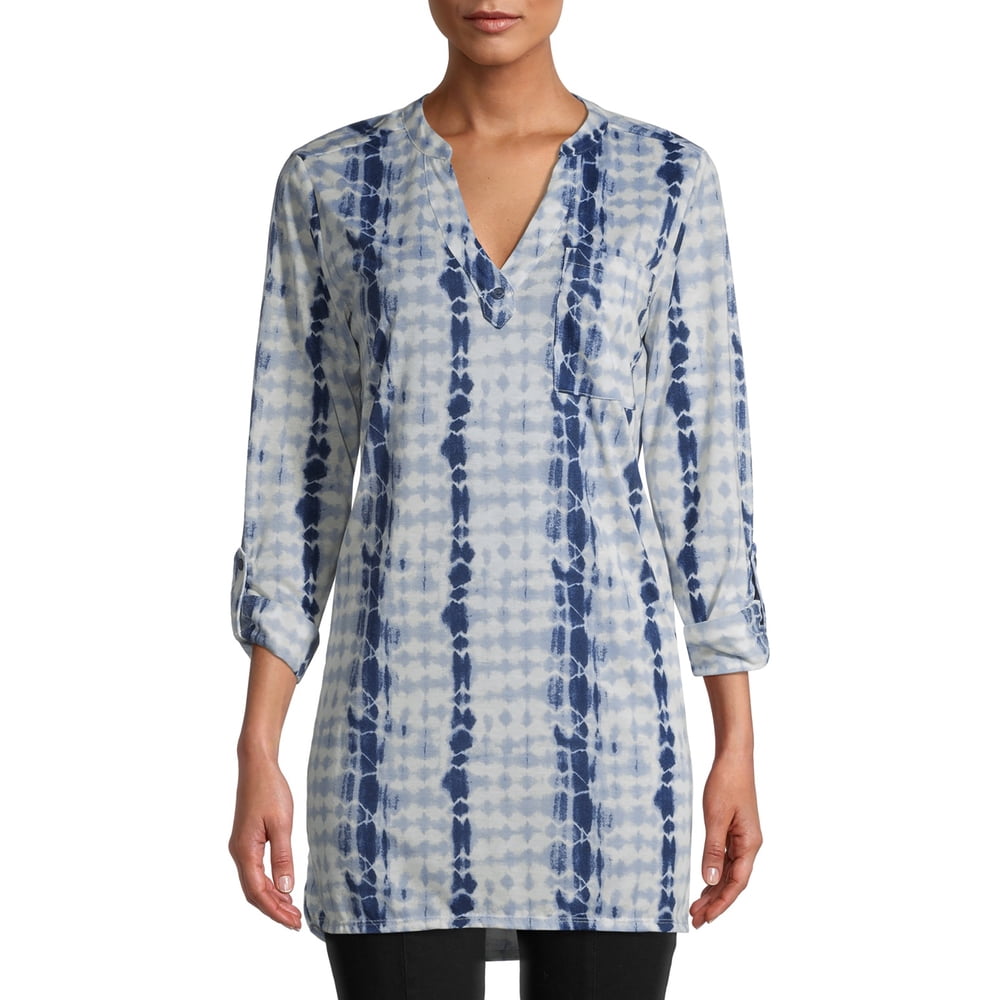 New York Laundry New York Laundry Women’s Long Sleeve Roll Tab Tunic