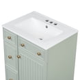 thumbnail image 3 of MAYEERTY 24" Bathroom Vanity Cabinet - Ceramic Sink, 2 Drawers, Durable for Daily Bathroom Use, 3 of 22