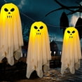 thumbnail image 4 of Fiudx Farol Fantasma de Halloween, Luz de Calabaza Luminosa, Decoración Exterior Espeluznante, Diseño Colgante Versátil, Uso Interior y Exterior, Perfecto para Centros Comerciales, Escuelas, Patios,, 4 of 6