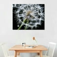 thumbnail image 2 of COMIO - Black and White Dandelion Canvas Print,Close-up Dewdrop on Floral Multi Pieces Wall Art,Modern Home Wall Decor Ready to Hang, 2 of 4