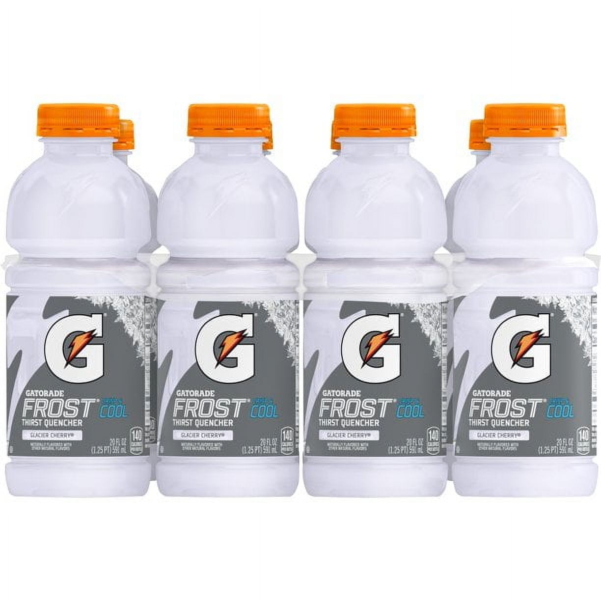 Gatorade Thirst Quencher Fierce Glacier Cherry Sports Drink, 20 oz Bottles, Quantity of 24