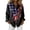 Deep Red, variant on Womens 250th Anniversary Usa Shirt 4th Of July American Flag Elements Shirt Patriotic V Neck Long Sleeve Butoon Down Tshirt Purple S