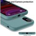thumbnail image 3 of iPhone Xs Max Case with Screen Protector,Soft Liquid Silicone Gel Rubber Bumper Cover,Slim Fit Shockproof Protective Phone Case for iPhone Xs Max Nice Blue, 3 of 8