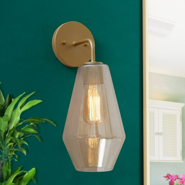 LNC Gold Bathroom Wall Sconce Glam Vanity Lighting 16"